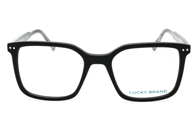 Lucky Brand Vlbd426 Rectangular Acetate Eyeglasses In Black