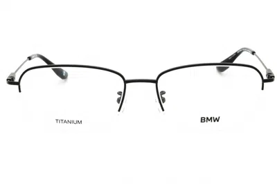 Bmw Bw5068h Rectangular Titanium Eyeglasses In Grey