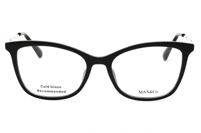 Max & Co Mo5051 Rectangular Eyeglasses In Black