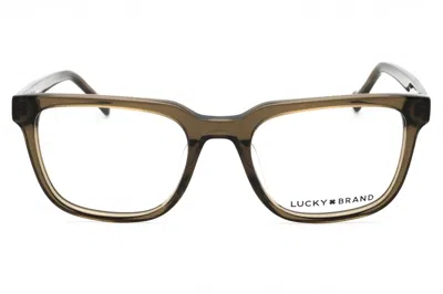 Lucky Brand Vlbd420 Rectangular Acetate Eyeglasses In Olive