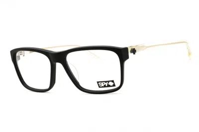 Spy Unisex Black Rectangular Eyeglass Frames Weston56 In Multi