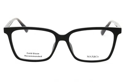 Max & Co Mo5052 Rectangular Propionate Eyeglasses In Black