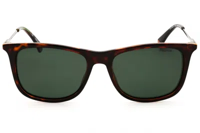 Polaroid Core Pld4145sx Polarized Rectangular Sunglasses In Brown