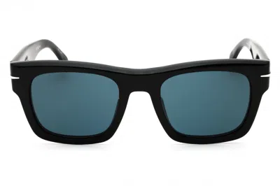 David Beckham Db7099s Rectangular Frame Sunglasses In Black