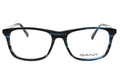 Gant Ga3268 Rectangular Acetate Eyeglasses In Blue