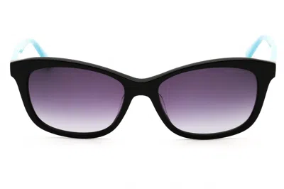 Gant Ga8078 Rectangular Gradient Smoke Sunglasses In Black