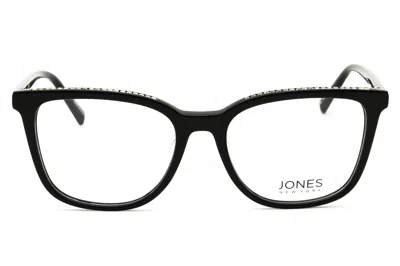 Jones New York Vjon793 Rectangular Acetate Eyeglasses In Black
