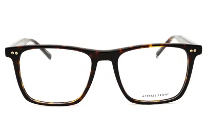 Tommy Hilfiger Th2131 Rectangular Acetate Eyeglasses In Brown