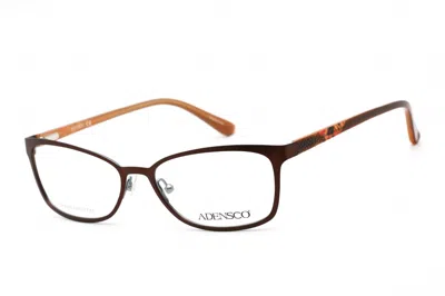 Adensco Rectangle-frame Glasses In Brown