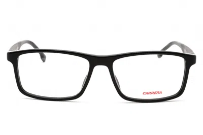 Carrera 8865 Rectangular Metal Frame Eyeglasses In Black