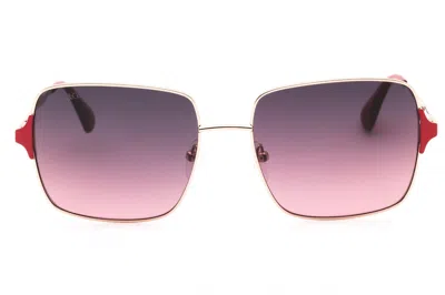 Max & Co Mo0072 Gradient Lens Sunglasses In Silver