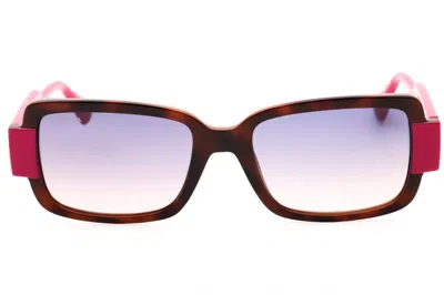 Max & Co Mo0074 Rectangular Gradient Lens Sunglasses In Brown