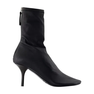 Acne Studios Lambskin Leather Ankle Boot In Multi