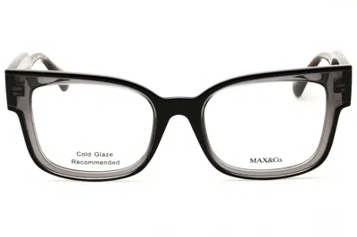 Max & Co Mo5133 Rectangular Injected Propionate Eyeglasses In Red