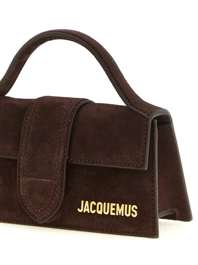 Jacquemus The Bambino Mini Flap Bag In Brown