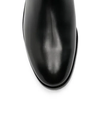 Sandro Elasticated-panel Chelsea Boots In Purple