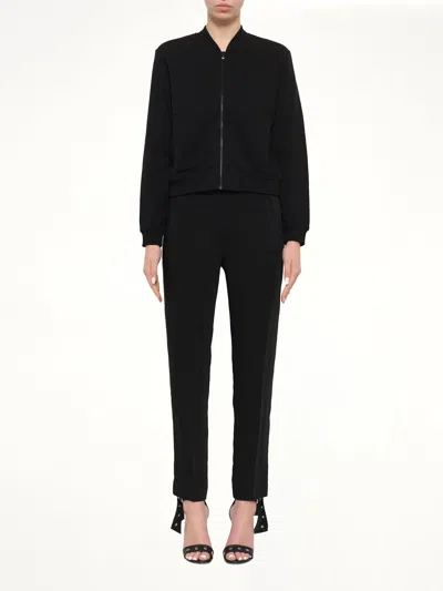 Kenzo Tiger-embroidered Bomber Jacket In Black