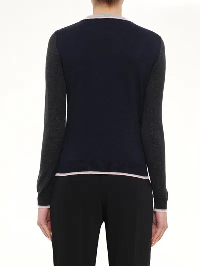 Kenzo Tiger-patch Sweater In Blue