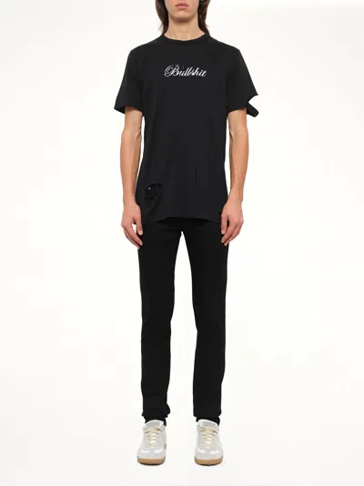 Mastermind Japan Distressed Logo-print T-shirt In Black