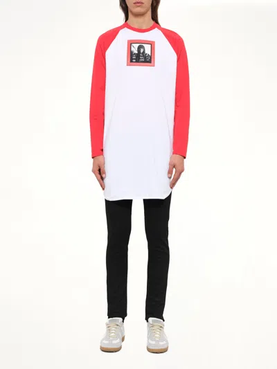 Givenchy Native American Oversized Baseball Top In Multi