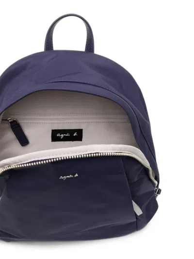 Agnès B. Origami Backpack In Brown