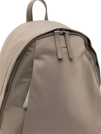 Agnès B. Origami Backpack In Brown