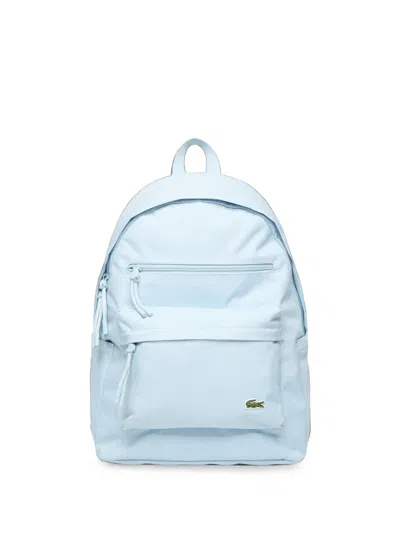 Lacoste Neocroc Logo-patch Backpack In Blue