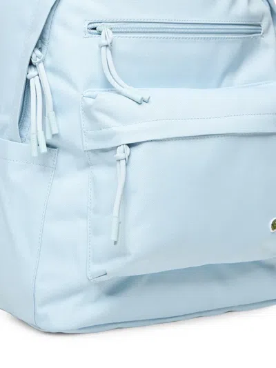 Lacoste Neocroc Logo-patch Backpack In Blue