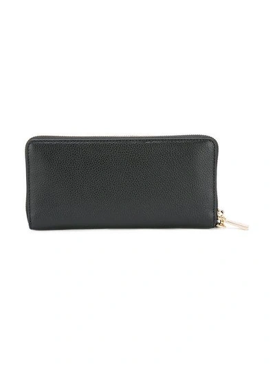 Shop Michael Michael Kors Jet Set Wristlet Purse In Black