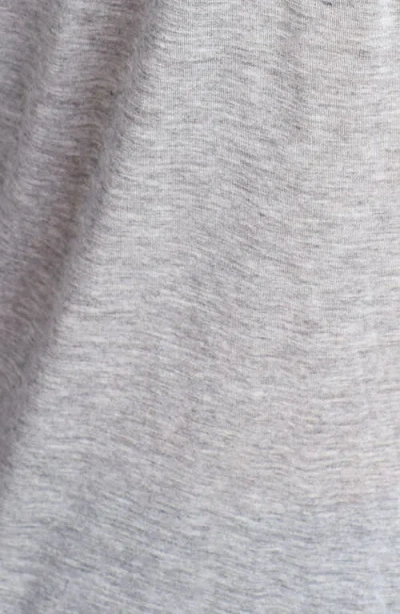 Leith Long Sleeve Sheer Tunic In Heather Grey