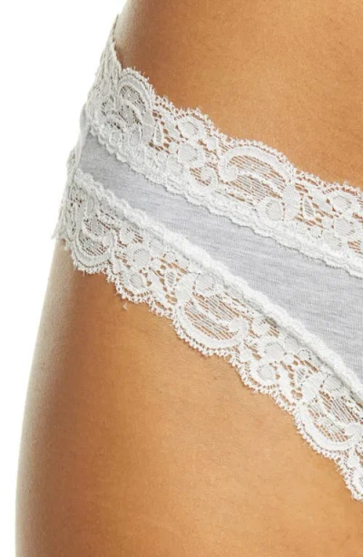 Fleur't Iconic Thong In Gray