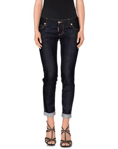 Shop Dsquared2 Denim Pants In 蓝色