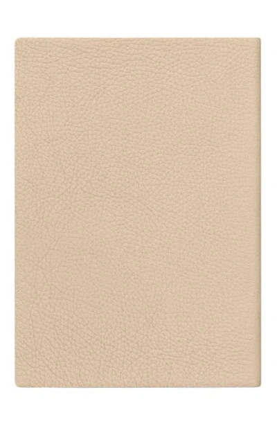 Maison De Sabre Maison De Sabré Leather Notebook In Saharan Nude