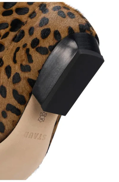 Staud Wally Flat Knee High Boot In Cheetah