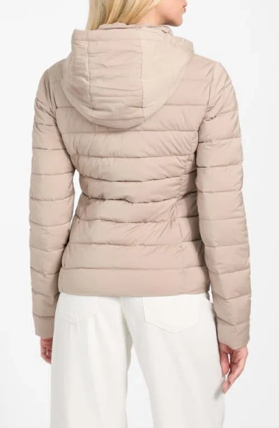 Guess Diann Puffer Jacket In Neutral