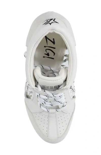 Zigi Shred Platform Pump In White