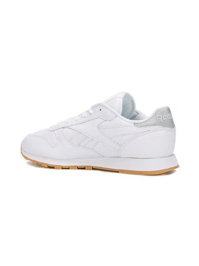 Reebok Women's Classic Leather Gum Casual Shoes, White | ModeSens