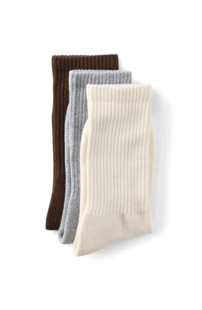 Cotton On 3 Pack Essential Crew Socks In Multi