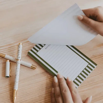 Sweet Water Decor Notepad In Green