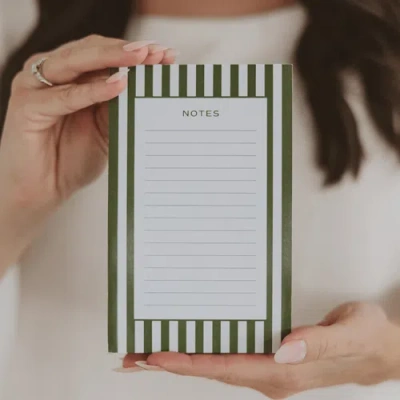Sweet Water Decor Notepad In Green