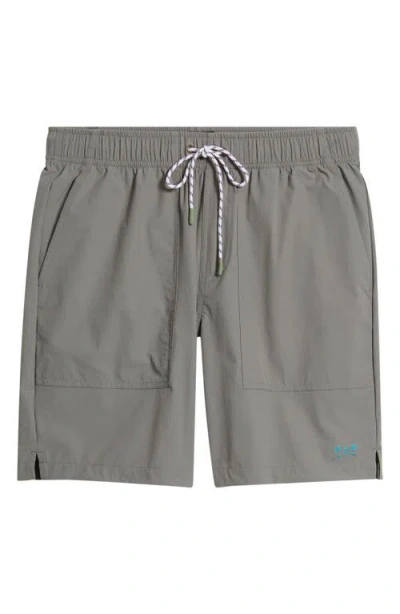 Dark Seas Warwick Stretch Drawstring Shorts In Gray