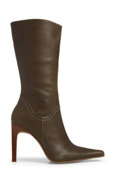 Jeffrey Campbell Dotty Boot In Olive