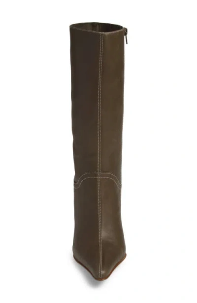 Jeffrey Campbell Dotty Boot In Olive