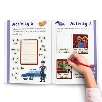 Junior Learning Phase 3 Phonics Workbook In Blue