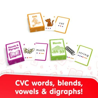 Junior Learning Decoding Flashcards In Blue