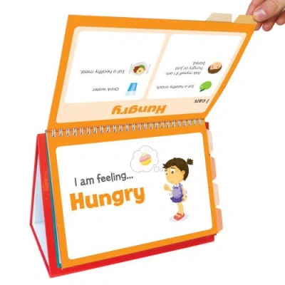 Junior Learning Flip Chart Feelings Flash Cards In Multi