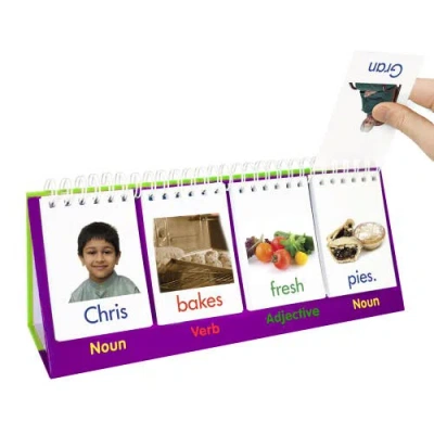 Junior Learning Sentence Flips Doublesided Flip Stand In Multi