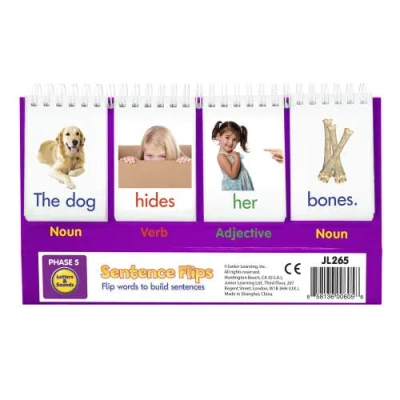 Junior Learning Sentence Flips Doublesided Flip Stand In Multi