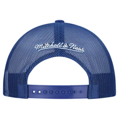 Mitchell & Ness White/blue Toronto Maple Leafs Gridlock Trucker Adjustable Hat In White