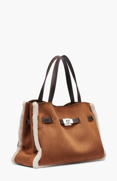 Dkny Bryar Large Satchel In Walnut